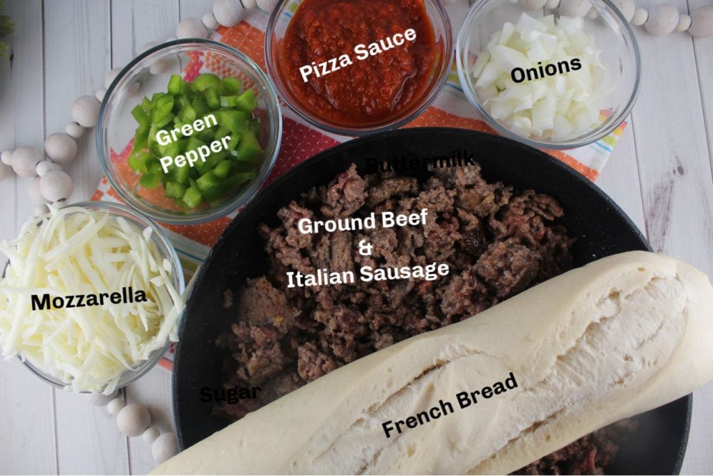 Italian Grinder Sandwich ingedients