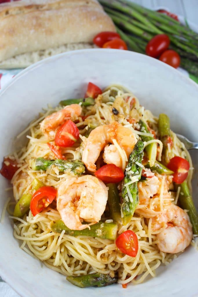 Angel Hair Pasta With Garlic Shrimp Recipe