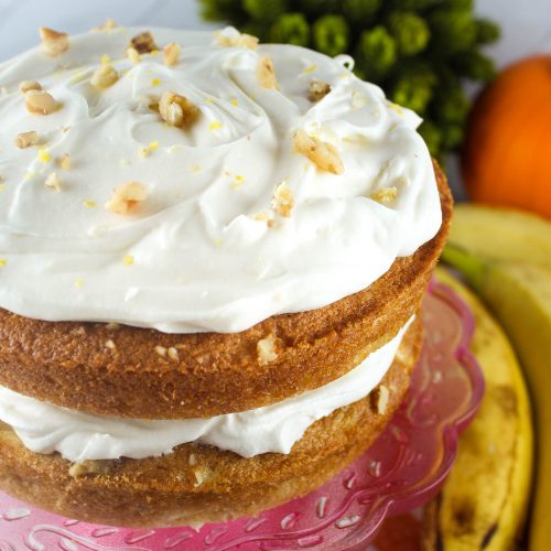 Air Fryer Banana Cake