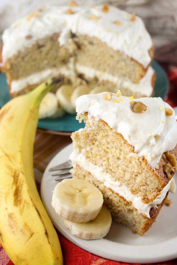 Air Fryer Banana Cake