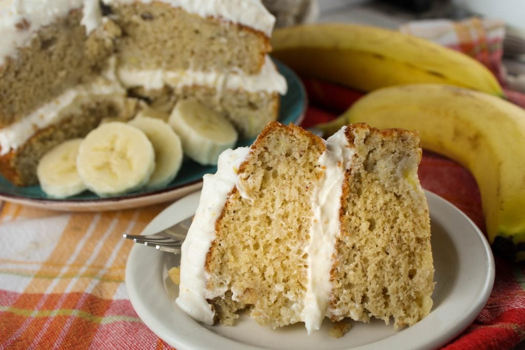 Air Fryer Banana Cake