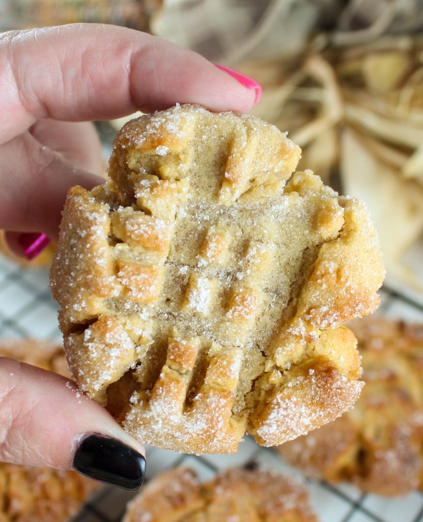 Air Fryer Peanut Butter Cookies