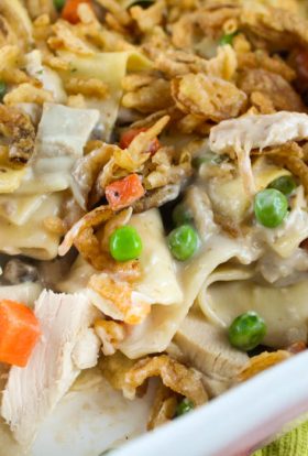 Leftover Creamy Turkey Pasta