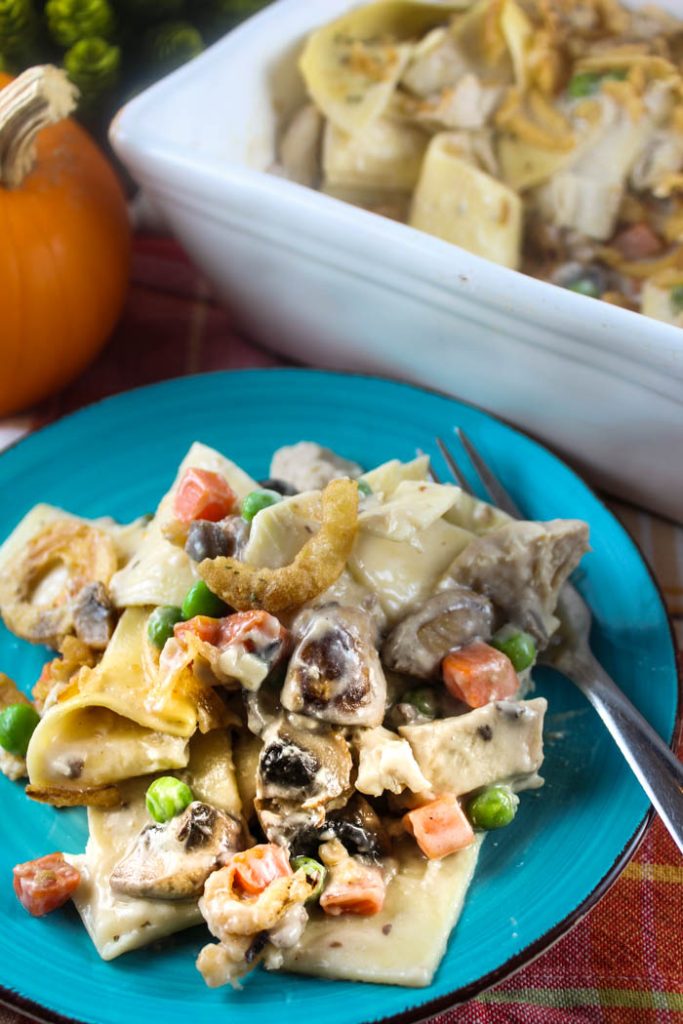 Leftover Creamy Turkey Pasta