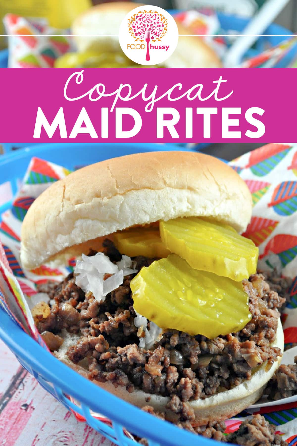 This Maid Rite Recipe will teach you all the secrets to one of my favorite hometown foods! That’s right – this is a copycat of my favorite Iowa Maid Rite. If you’re not familiar – it is a tasty loose meat sandwich – but there’s more to it than just ground beef!
 via @foodhussy