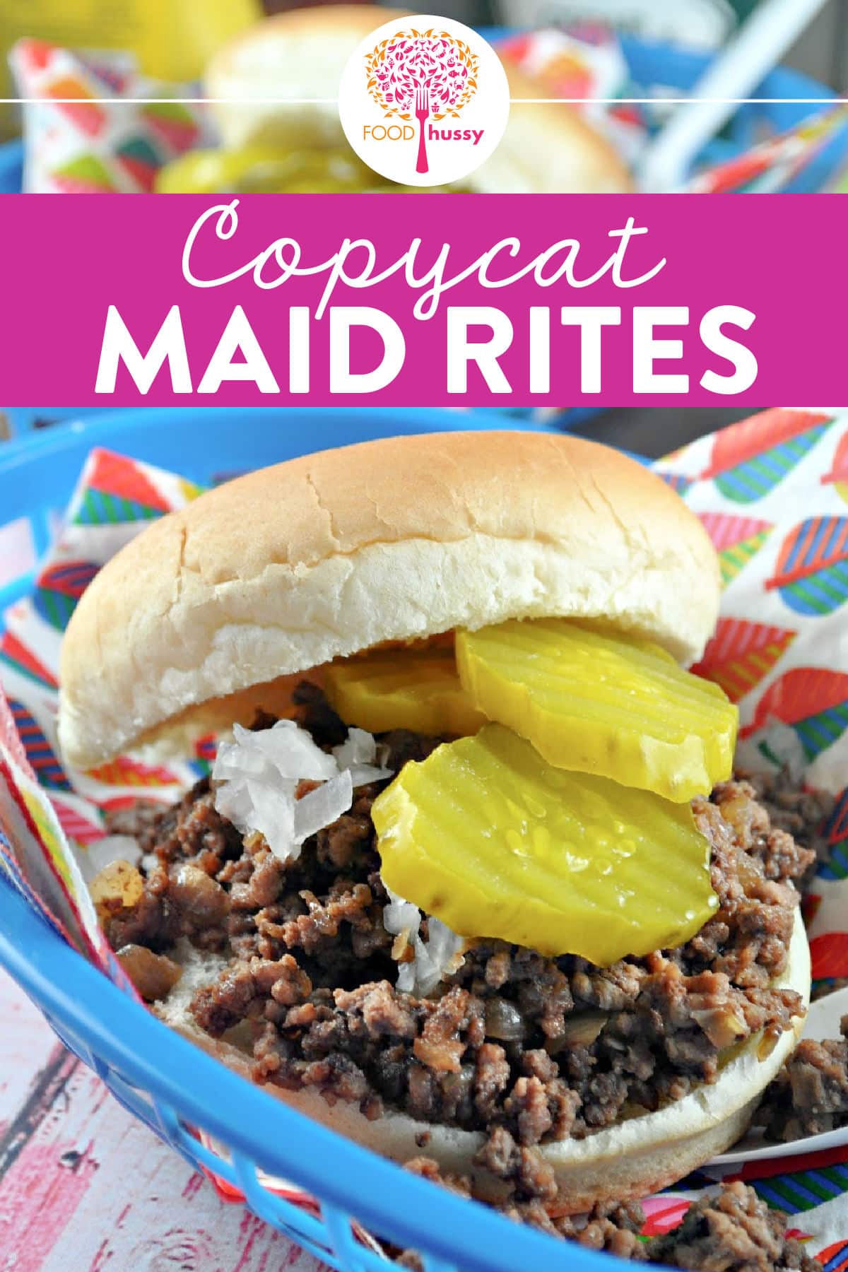 This Maid Rite Recipe will teach you all the secrets to one of my favorite hometown foods! That’s right – this is a copycat of my favorite Iowa Maid Rite. If you’re not familiar – it is a tasty loose meat sandwich – but there’s more to it than just ground beef!
 via @foodhussy