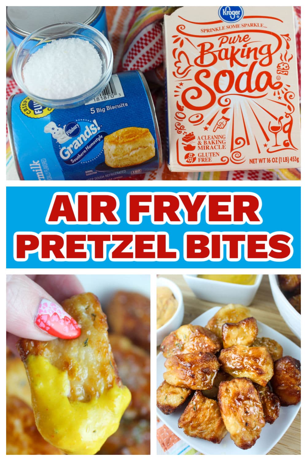 Cheesy, salty, and flavorful, these homemade pretzel bites are a fun snack that you can make in minutes. via @foodhussy