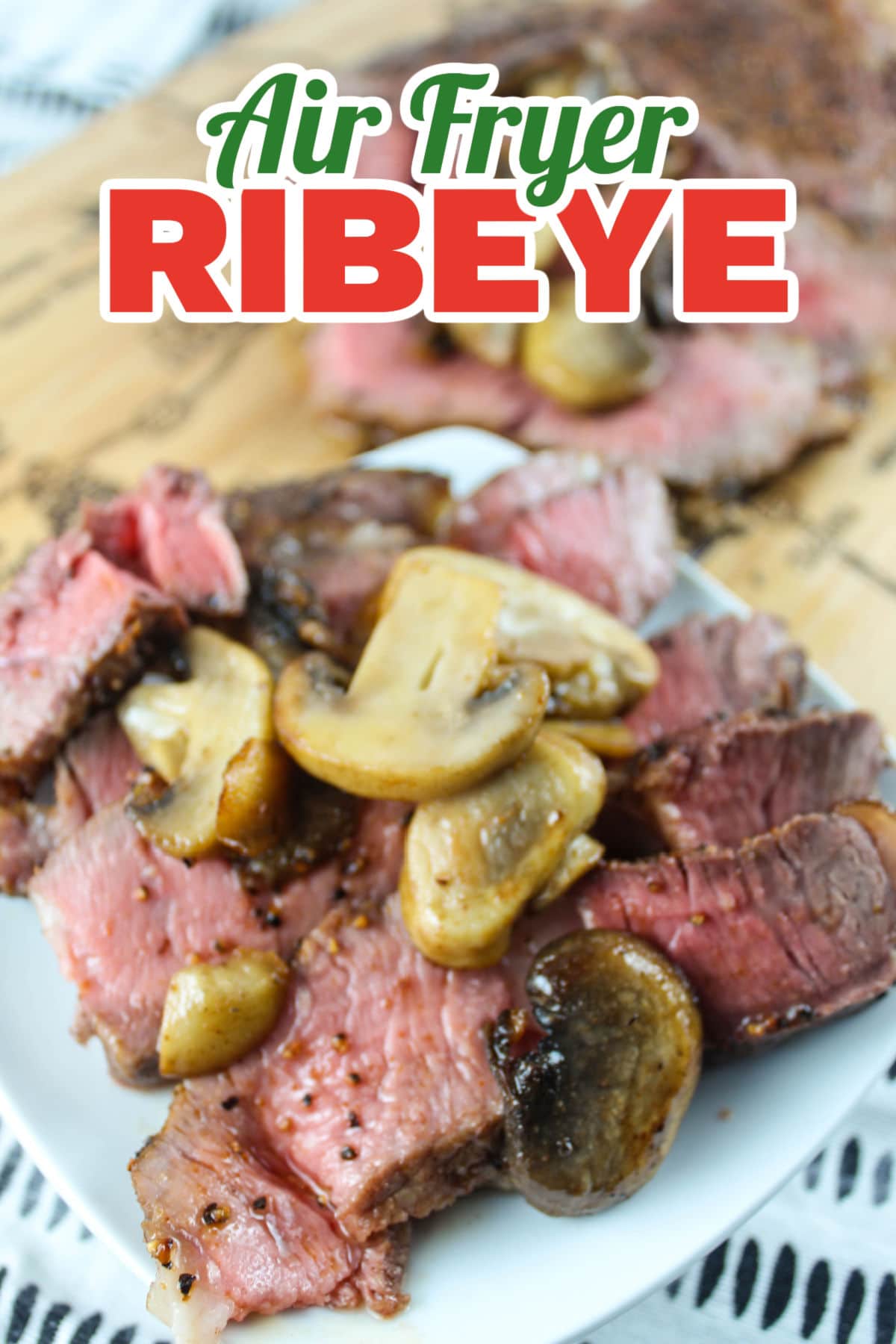 Here's how to make the perfect, juicy, melt-in-your-mouth ribeye steaks in your air fryer!  via @foodhussy