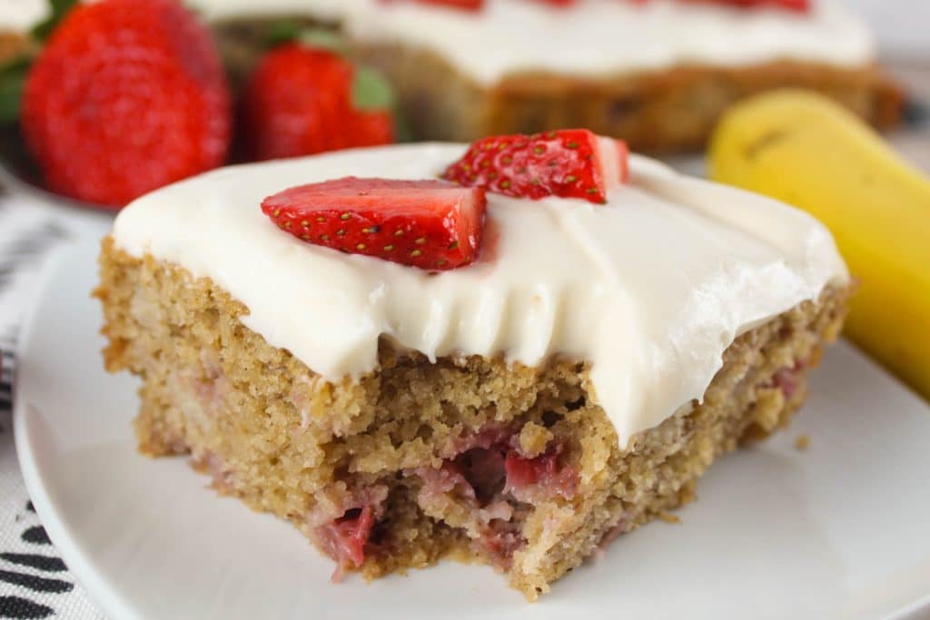 Strawberry Banana Cake