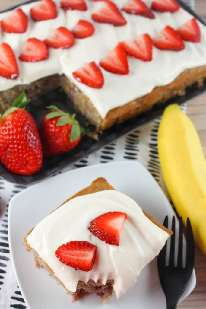 Strawberry Banana Cake