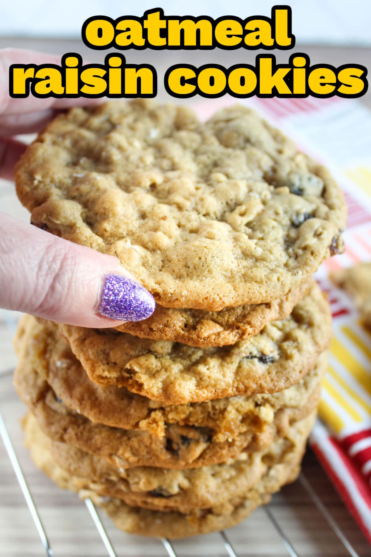 These Bakery Style Oatmeal Raisin Cookies are tasty, chewy, bakery-style cookies. They look, act and taste like they were made in a gourmet bakery. This dough is so simple to make and only takes about 10 minutes. via @foodhussy