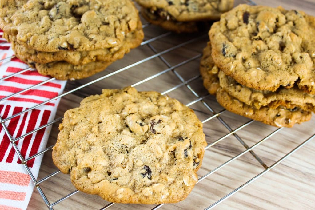 Bakery Style Oatmeal Raisin Cookies