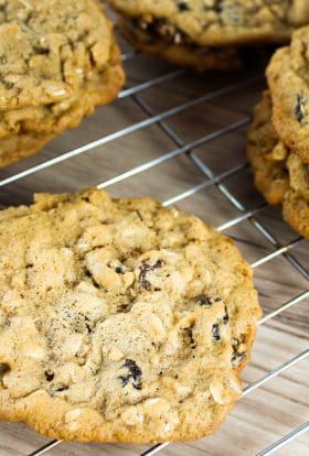 Bakery Style Oatmeal Raisin Cookies