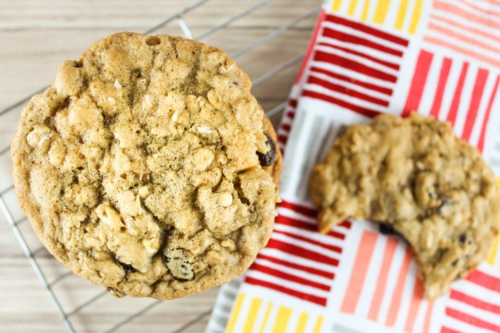 Bakery Style Oatmeal Raisin Cookies