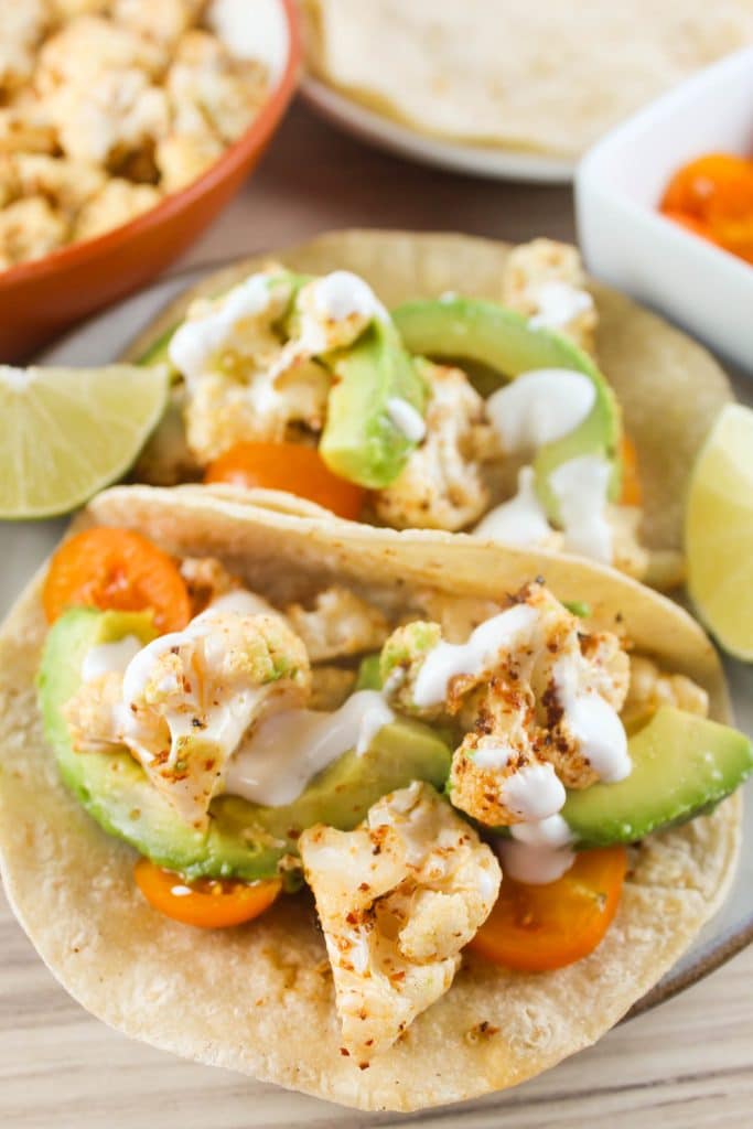 Air Fryer Cauliflower Tacos