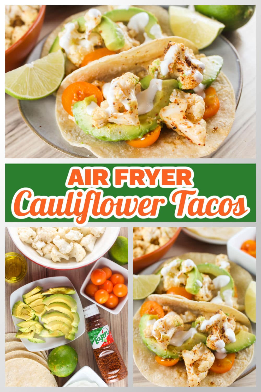 Air Fryer Cauliflower Tacos The Food Hussy