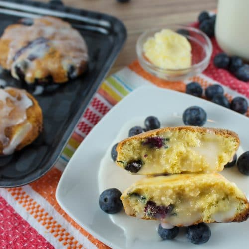 Air Fryer Blueberry Scones