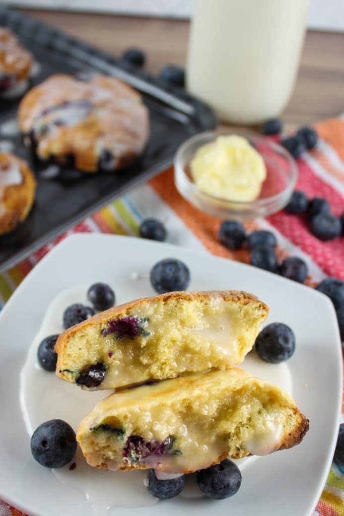 Air Fryer Blueberry Scones