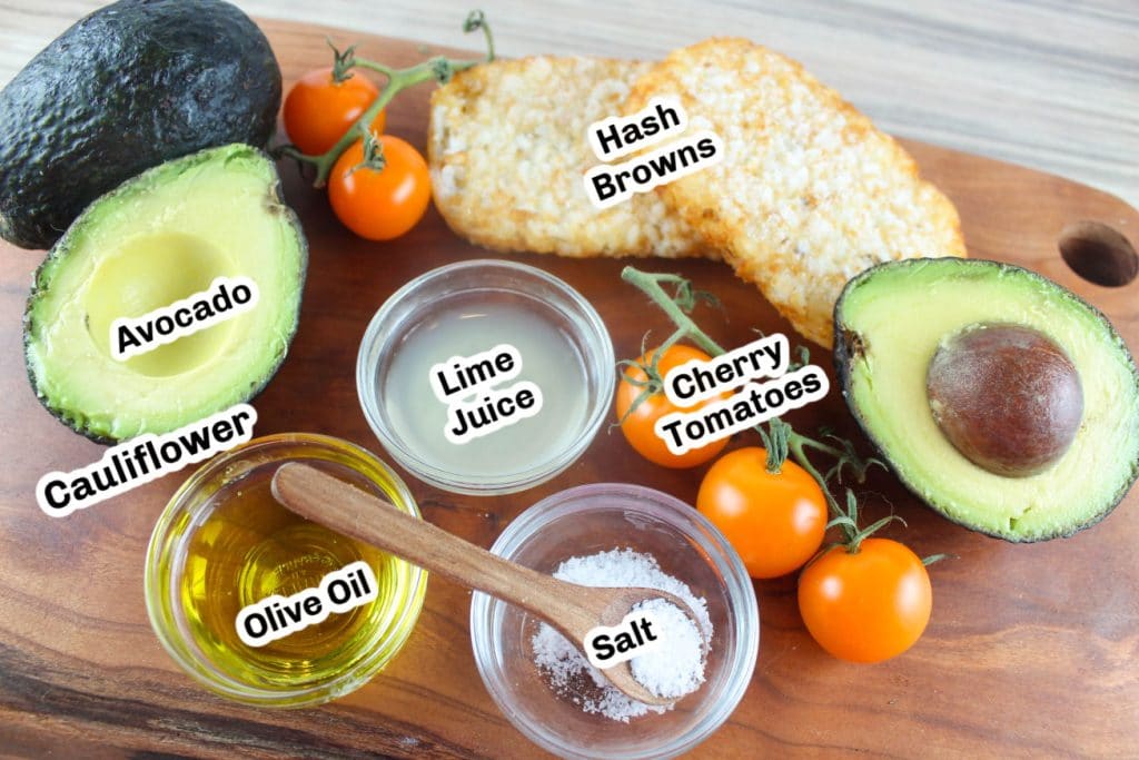 Avocado Hashbrown Toast