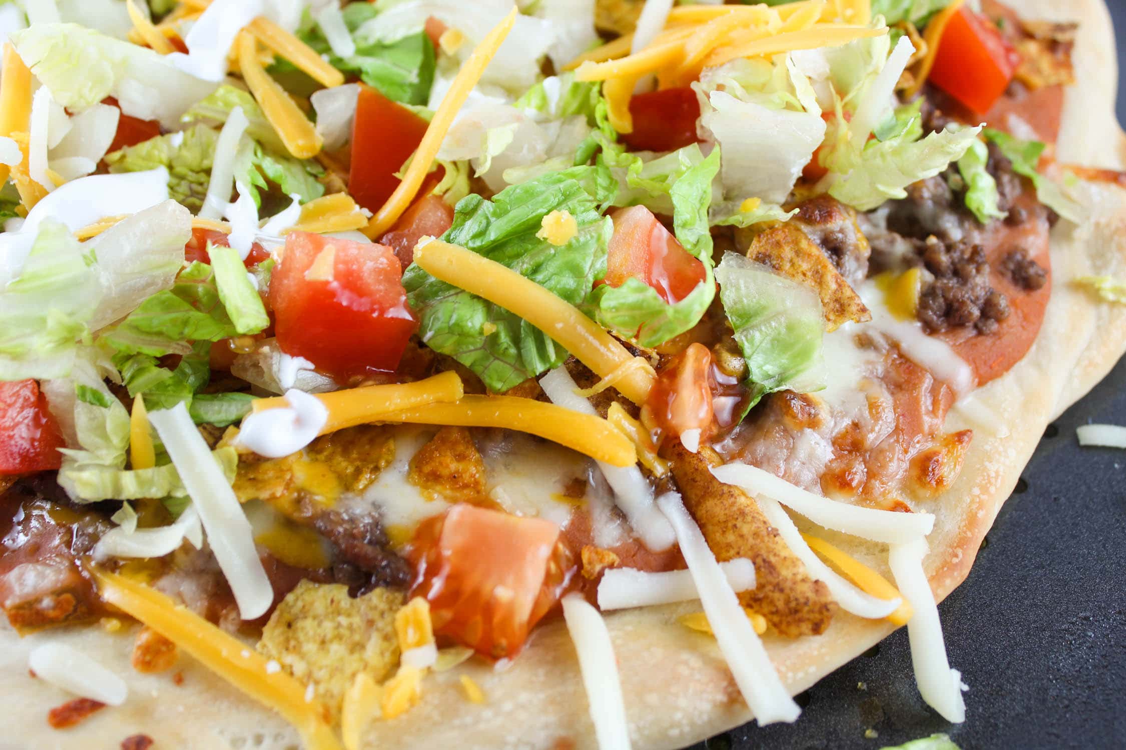 Copycat Casey's Taco Pizza - The Food Hussy