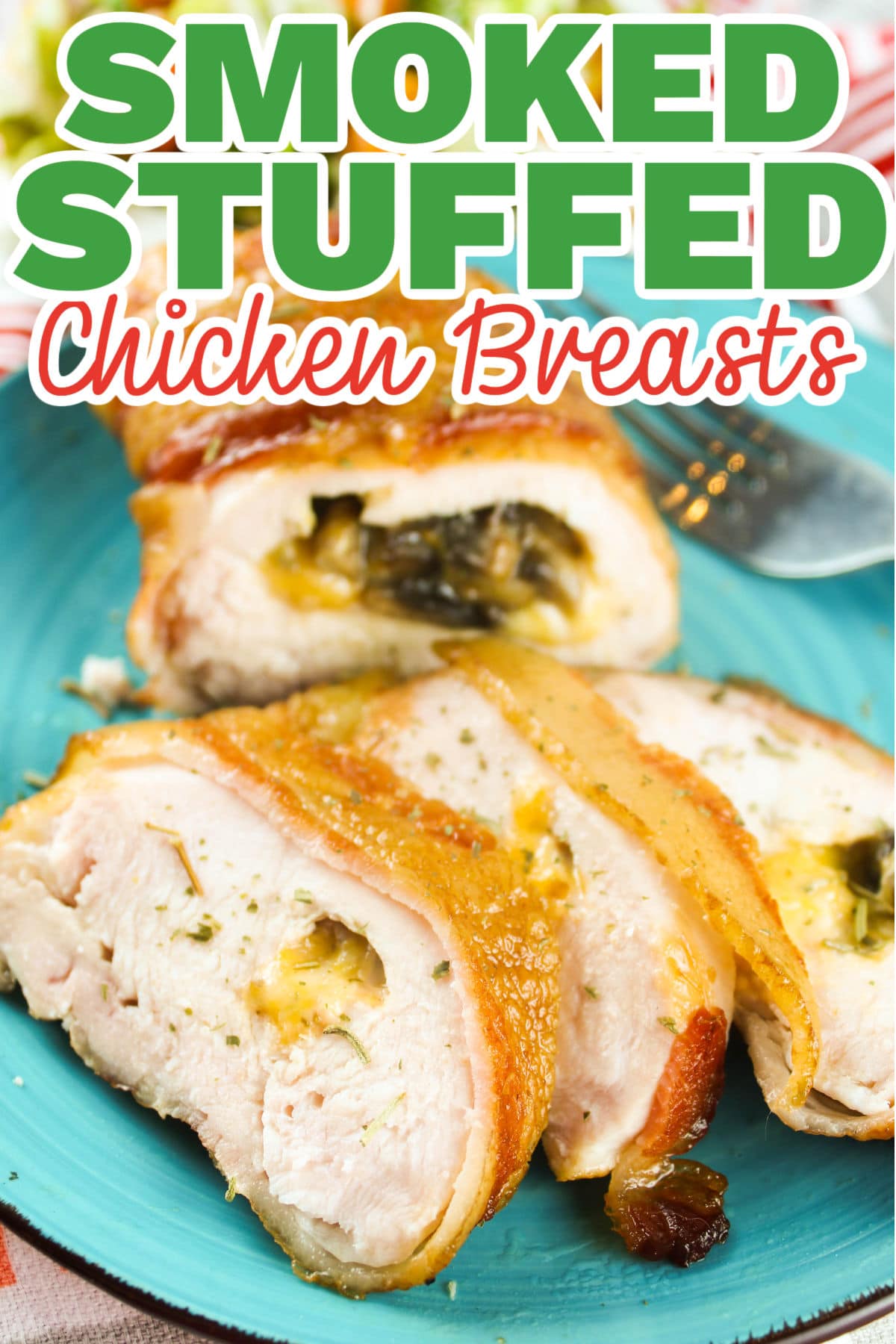 Traeger Smoked Stuffed Chicken Breast - The Food Hussy