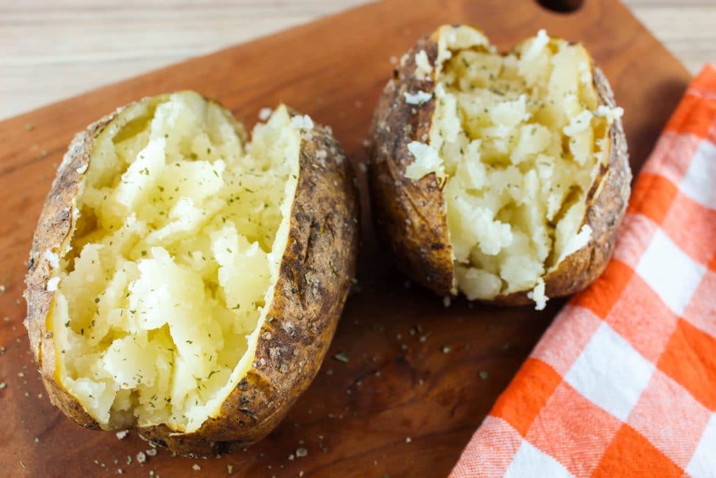 Smoked Baked Potatoes on the Traeger