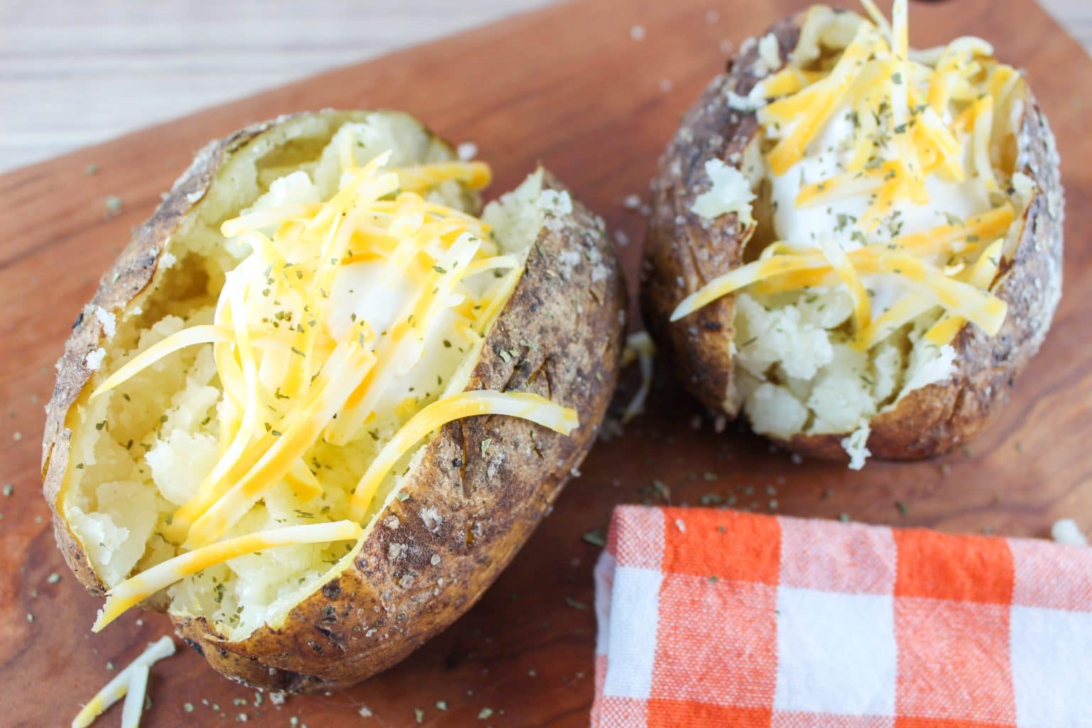 Baked Potatoes on Traeger The Food Hussy
