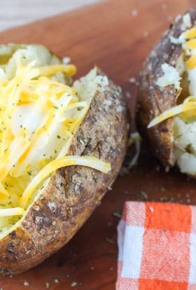 Smoked Baked Potatoes on the Traeger