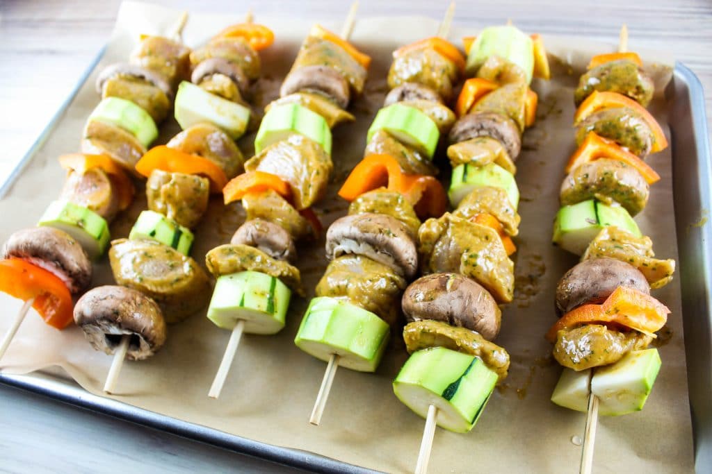 Traeger Grilled Chicken Kabobs