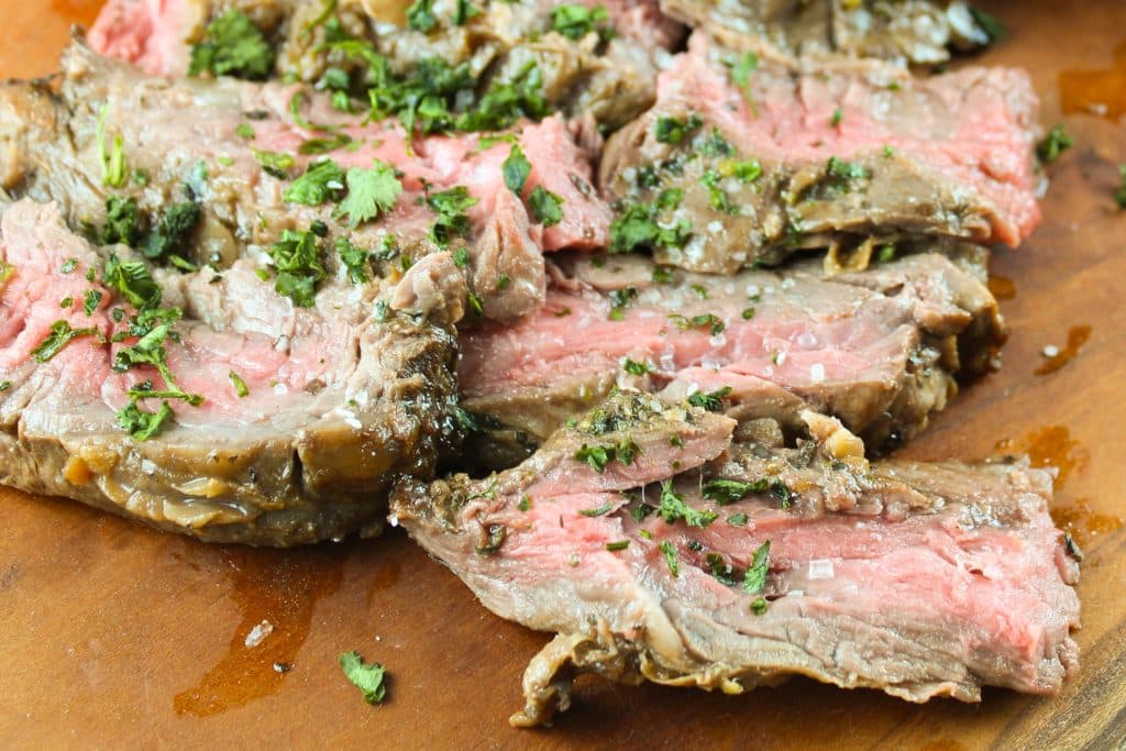 Air Fryer Flank Steak - The Food Hussy