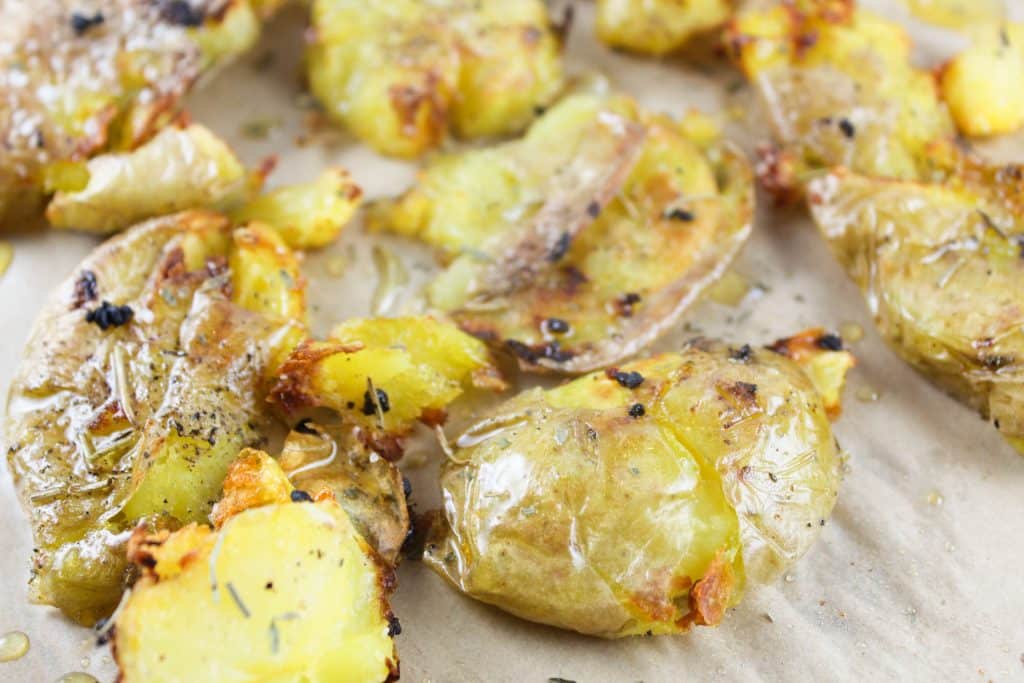 Air Fryer Smash Potatoes