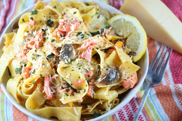 Cajun salmon pasta