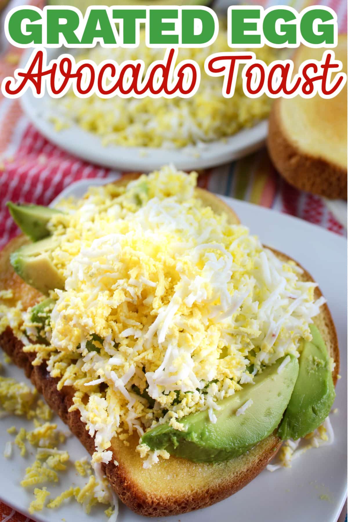 TikTok is at it again with another trend for breakfast: Grated Egg Avocado Toast! I'm not sure why I hadn't thought to grate a hard boiled egg but I love it! It's so light and fluffy. It matches well with the creaminess of the avocado and the only seasoning you need is a pinch of coarse salt! via @foodhussy