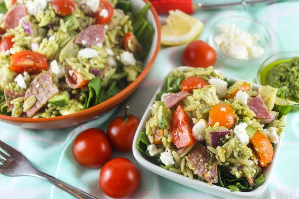 Orzo Pesto Pasta Salad