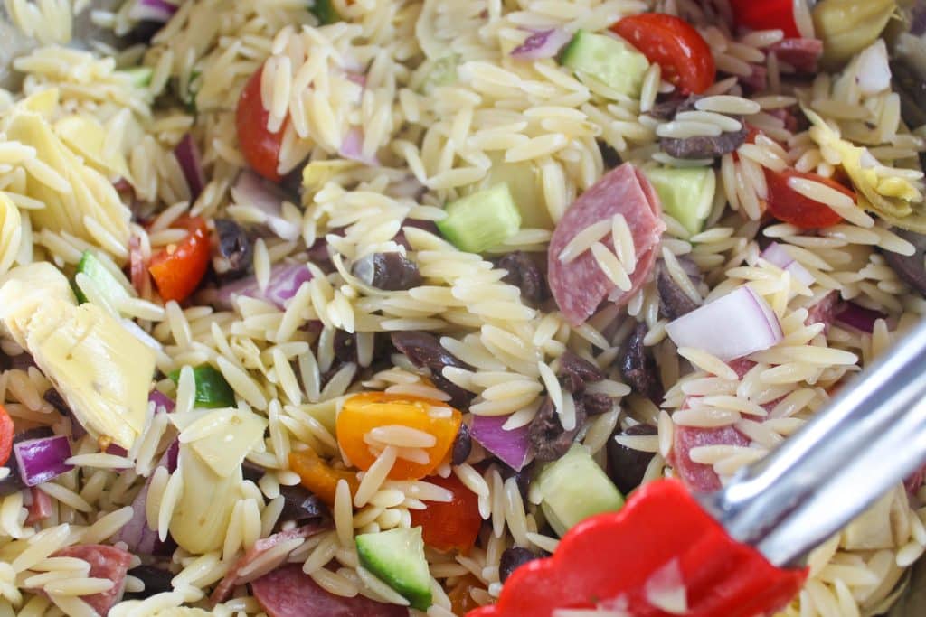 Orzo Pesto Pasta Salad