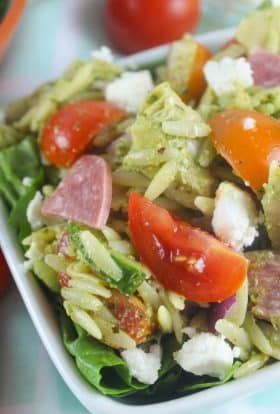 Orzo Pesto Pasta Salad