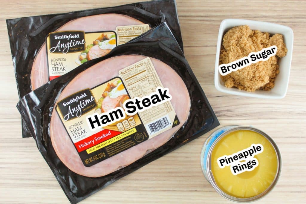 Ham steak in the air fryer