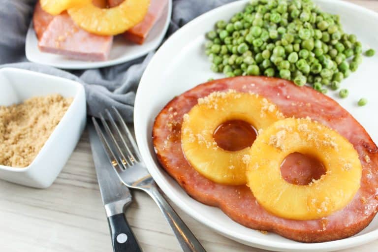 Ham steak in the air fryer