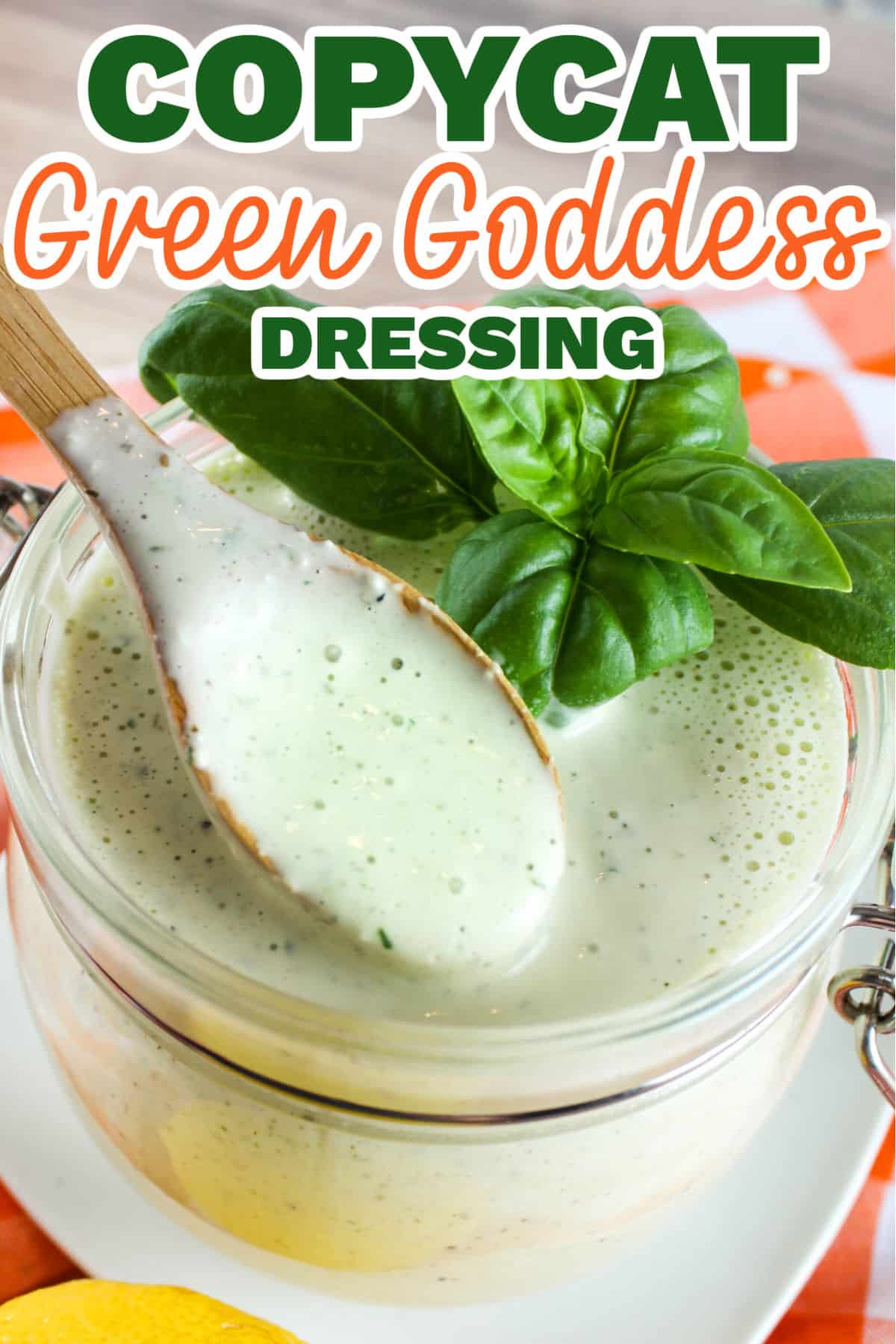 Panera Bread's Green Goddess Salad Dressing is a classic and it's easy to make. This delicious dressing is great on a Cobb salad, as a dressing for a cold pasta salad or a dip for veggies or french fries!  via @foodhussy
