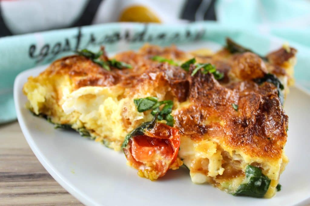 Air Fryer Vegetarian Breakfast Strata