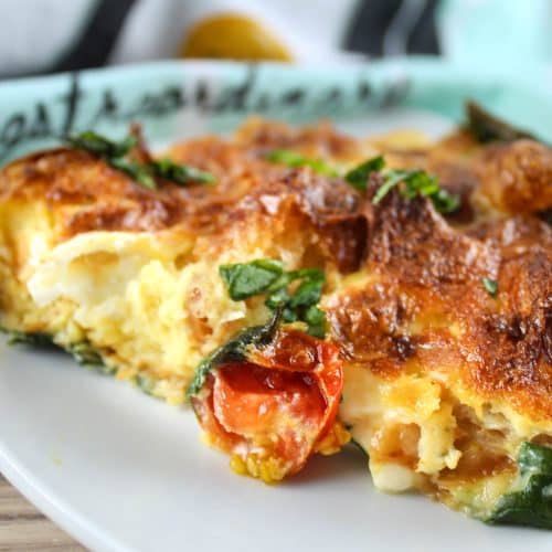 Air Fryer Vegetarian Breakfast Strata