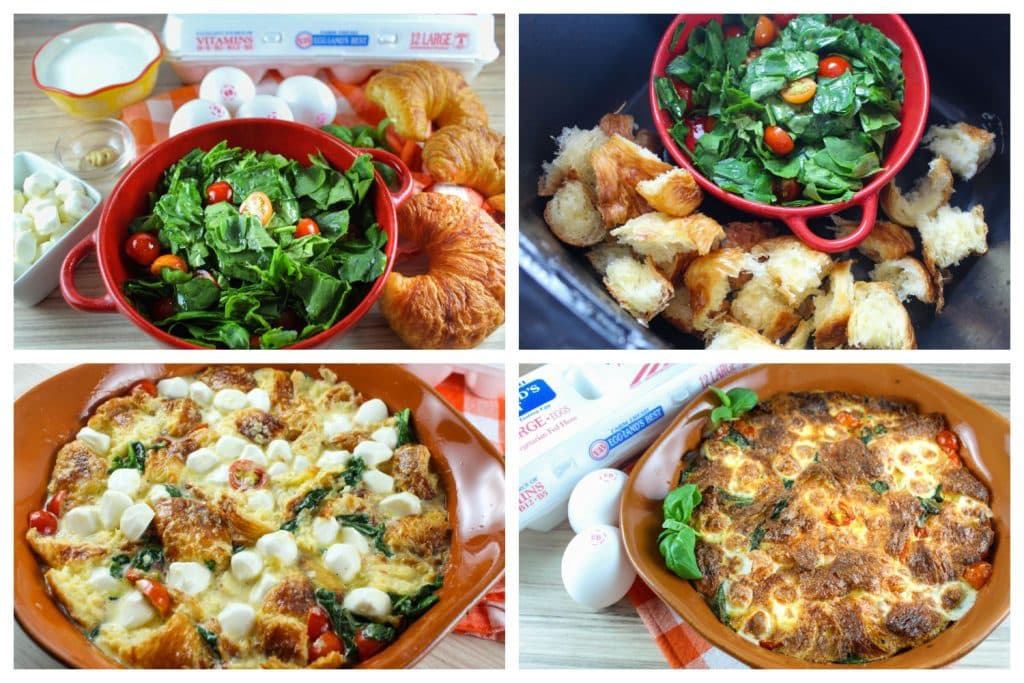 Air Fryer Vegetarian Breakfast Strata