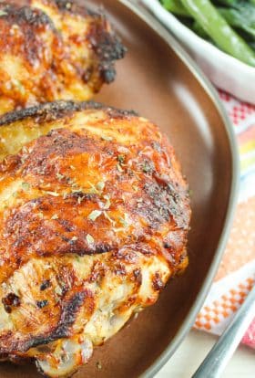 Marinated Chicken Thighs in the air fryer