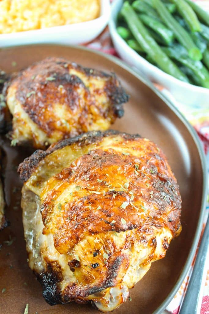 Marinated Chicken Thighs in the air fryer