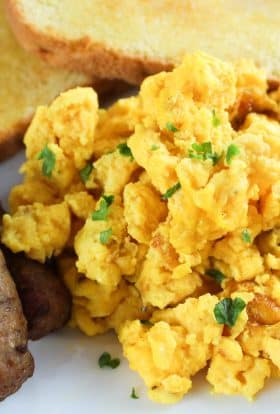 Air Fryer Scrambled Eggs