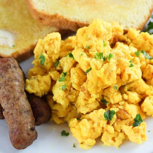 Air Fryer Scrambled Eggs