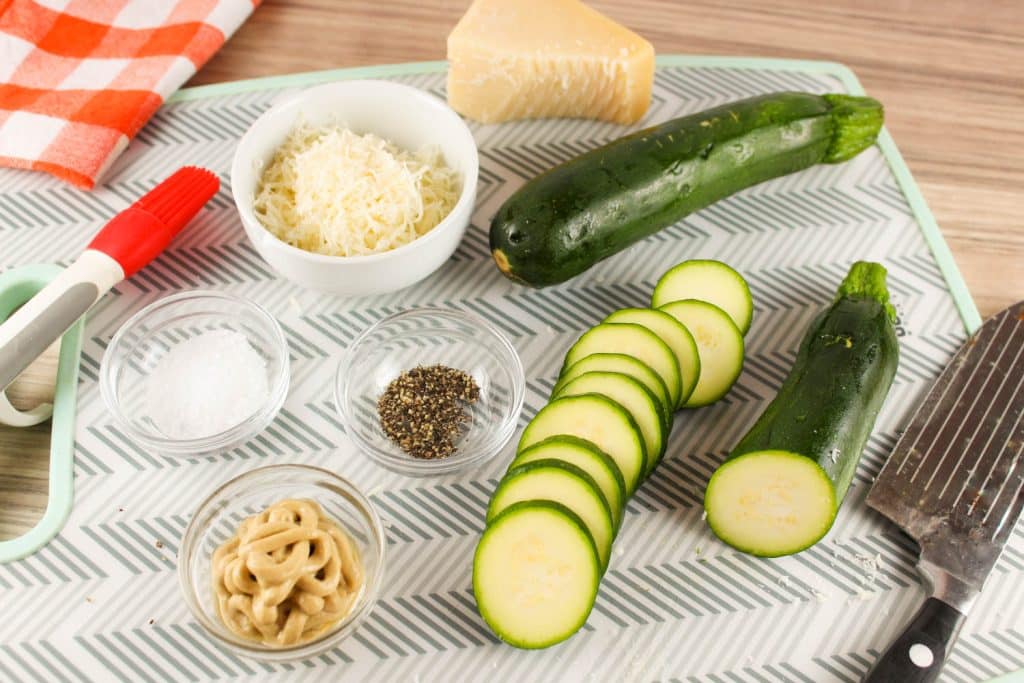 Air Fryer Zucchini Parmesan