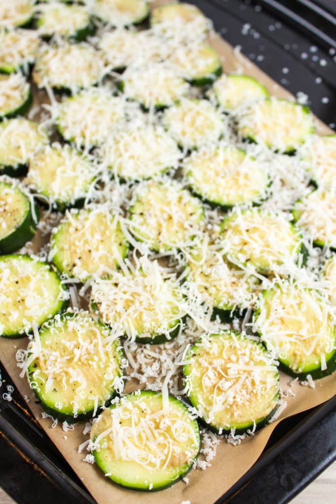 Air Fryer Zucchini Parmesan