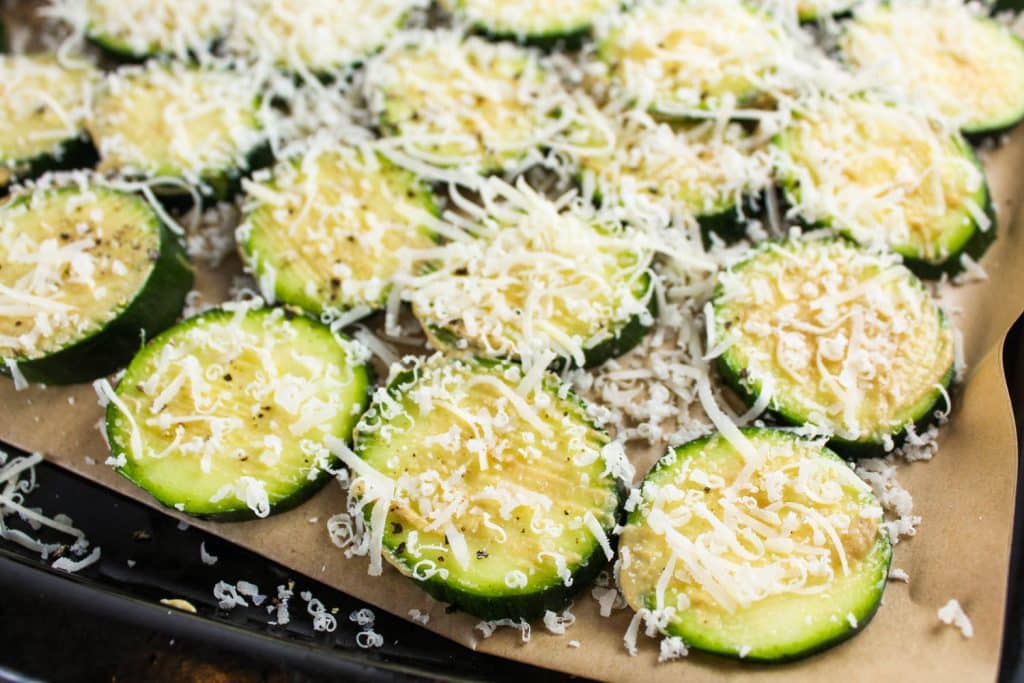 Air Fryer Zucchini Parmesan