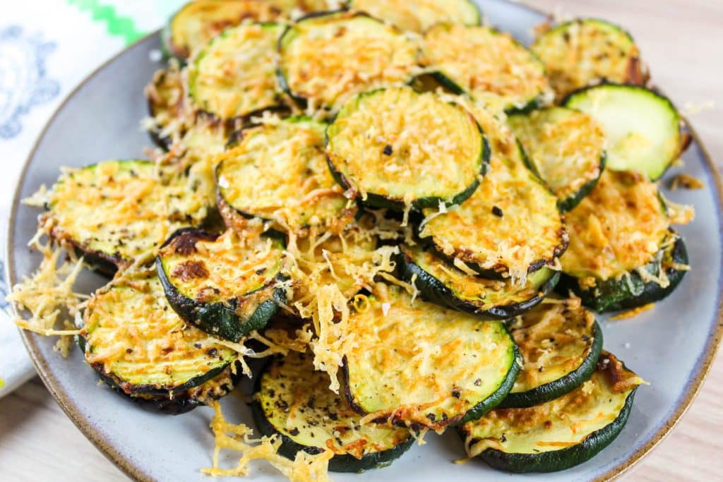 Air Fryer Zucchini Parmesan